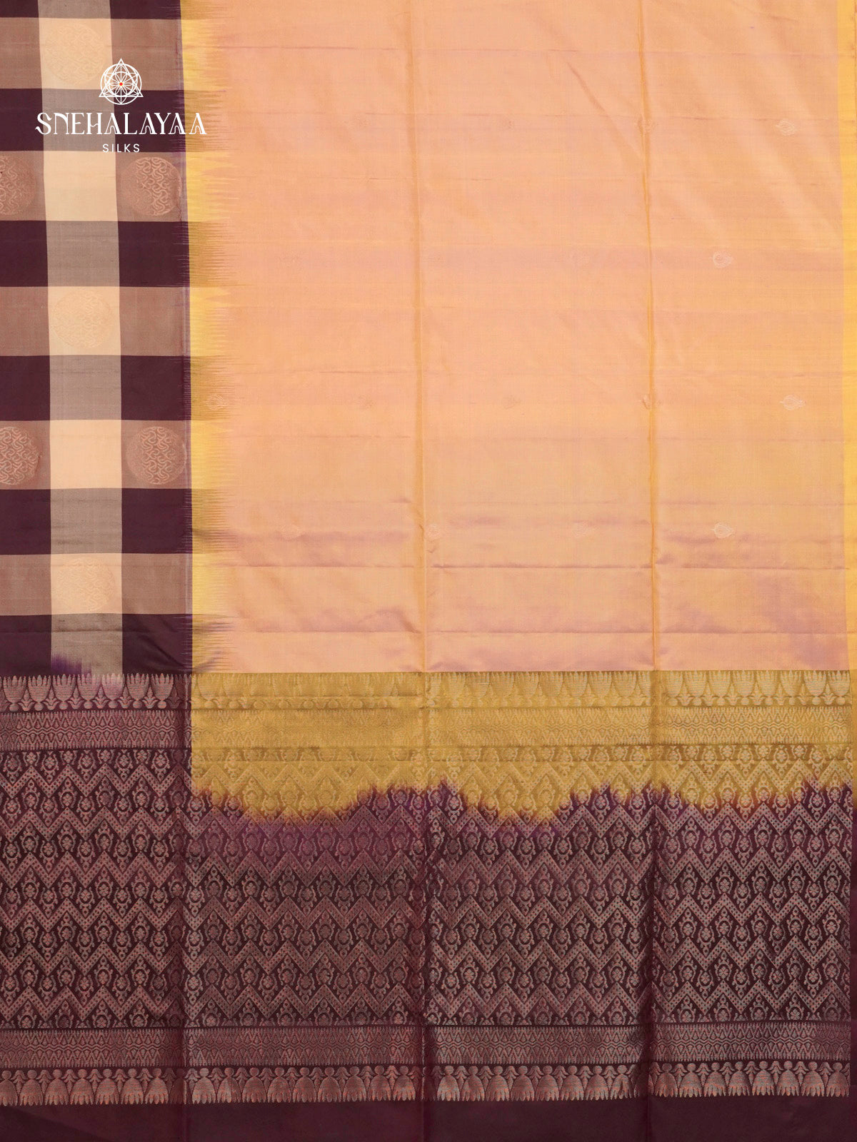 Cream Soft Silk Saree