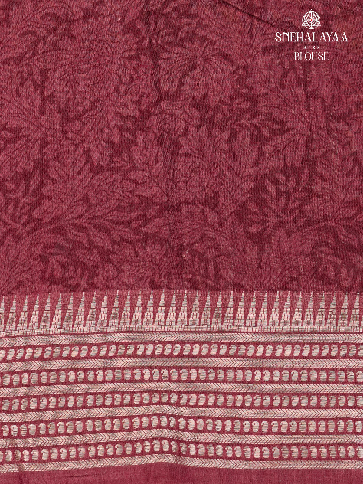 Magenta Chanderi Saree