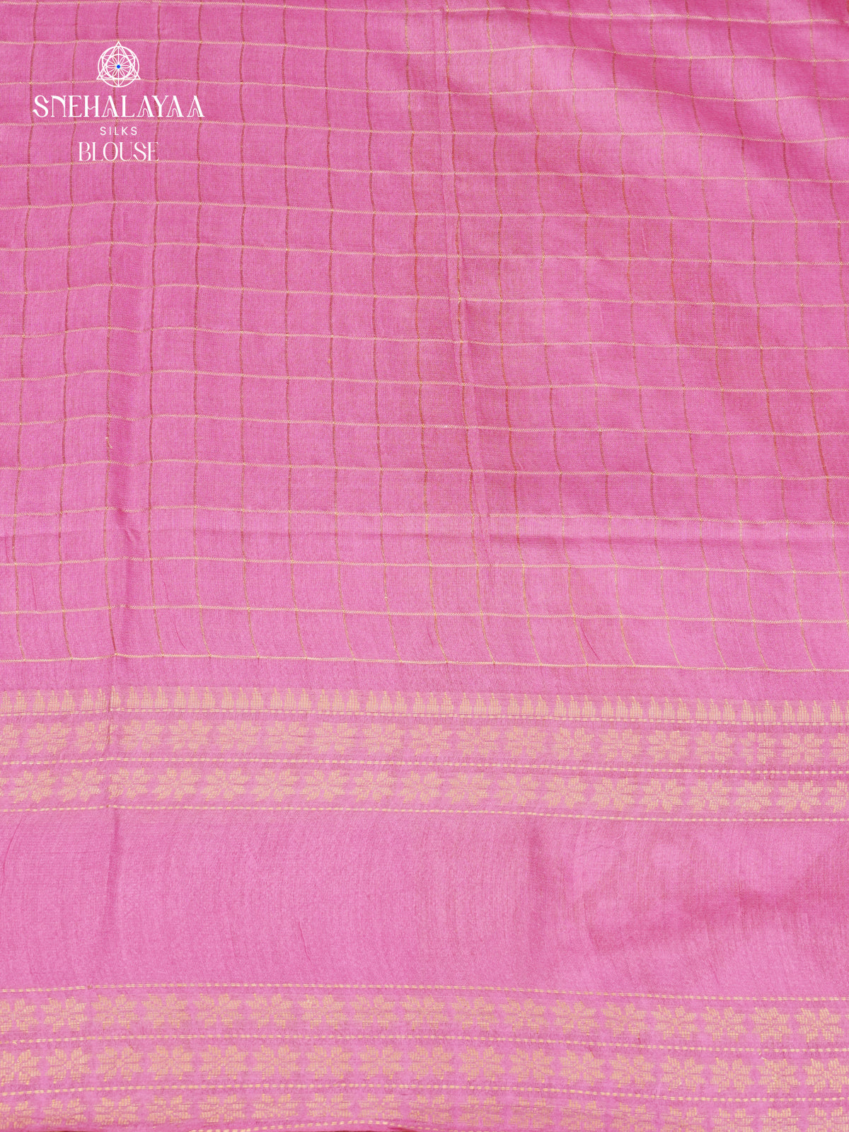 Pink Bamboo Silk Saree
