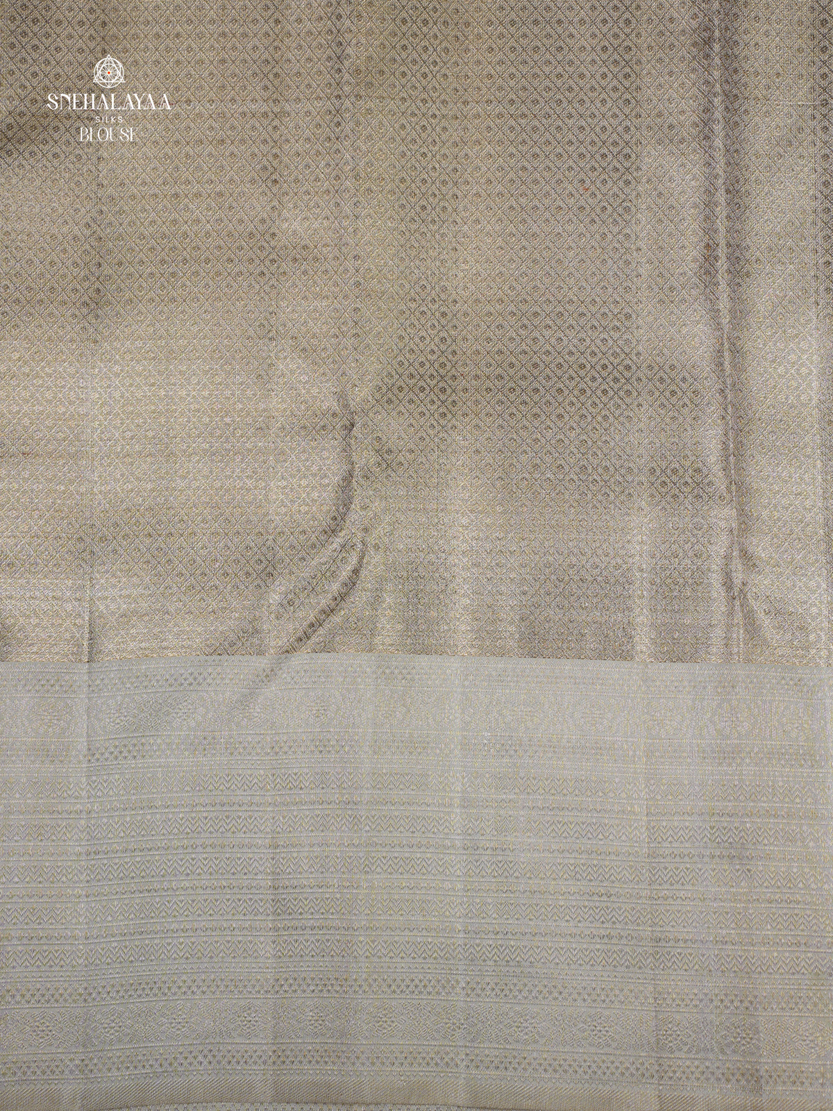 White Kanjivaram Silk Saree