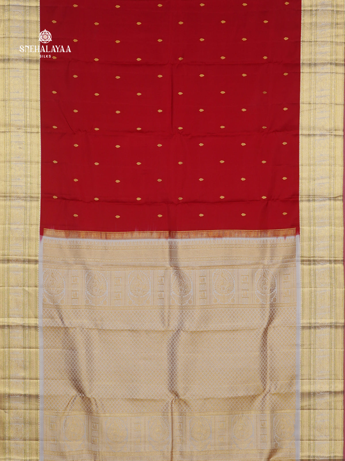 Red Kanjivaram Silk Saree