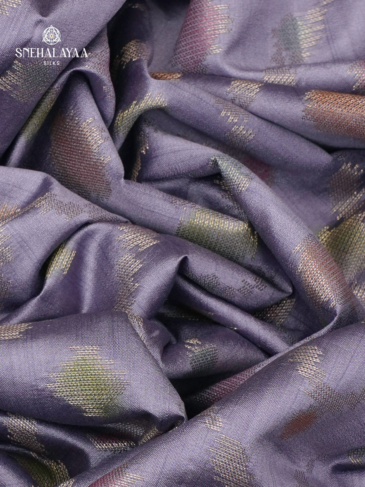 Blue Banaras Chiniya Silk Saree