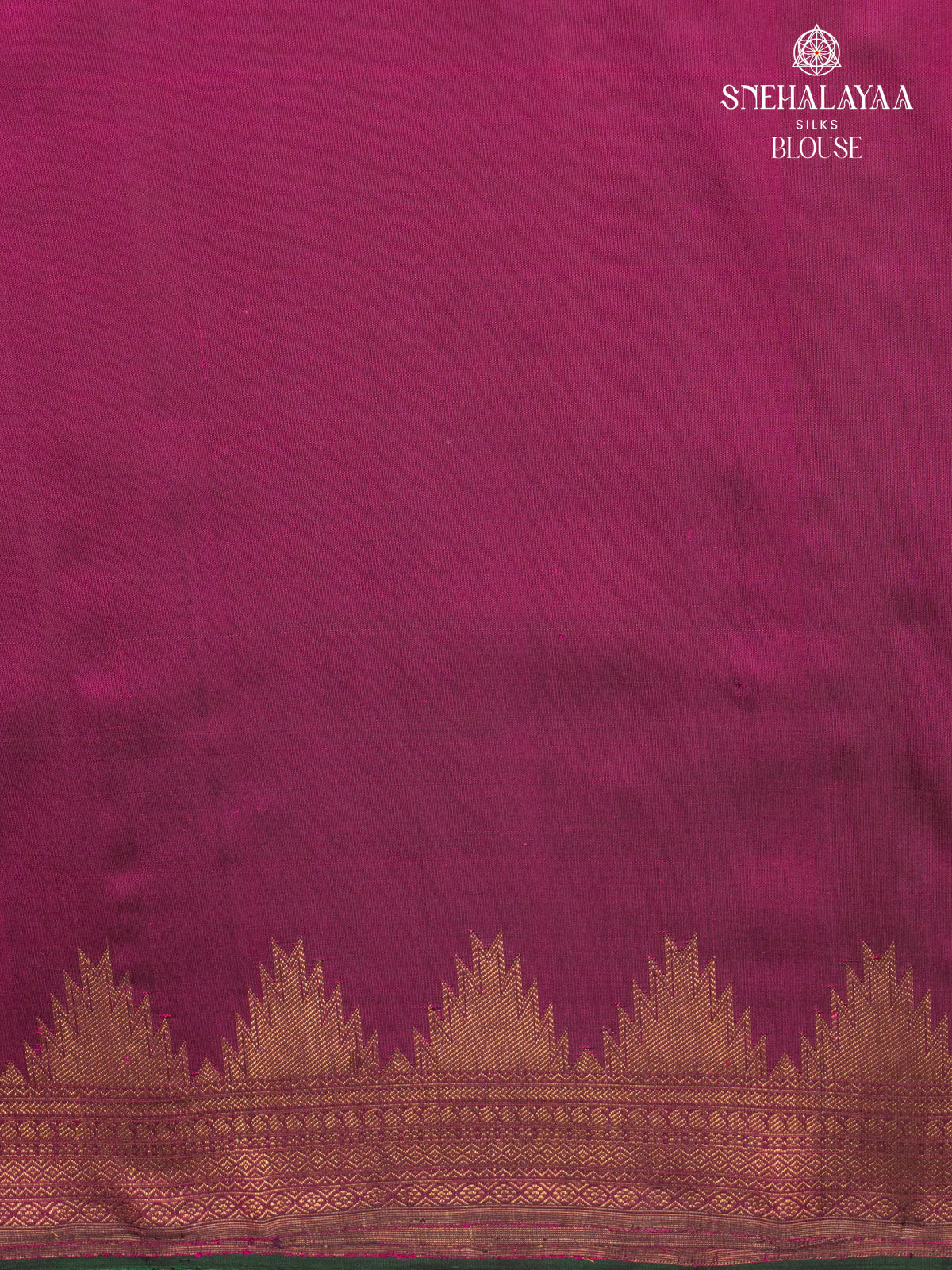 Bottle Green Kanjivaram Silk Saree