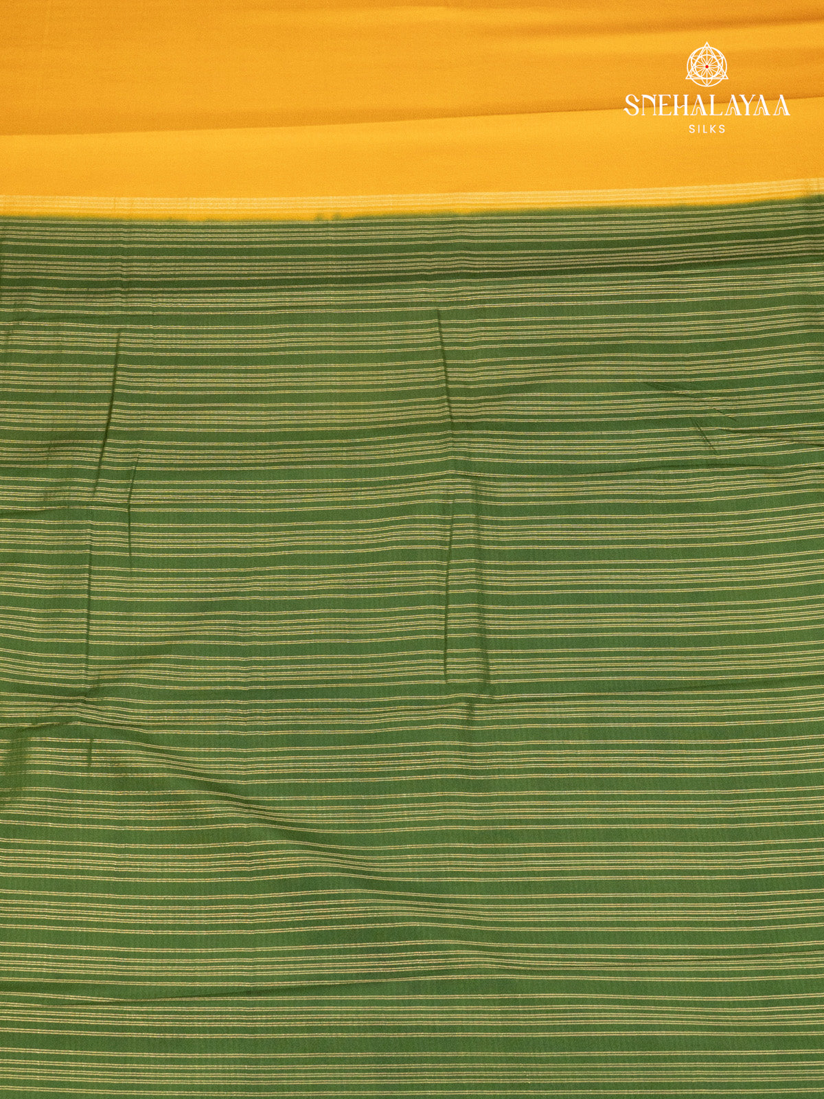 Mustard Yellow Mysore Silk Saree