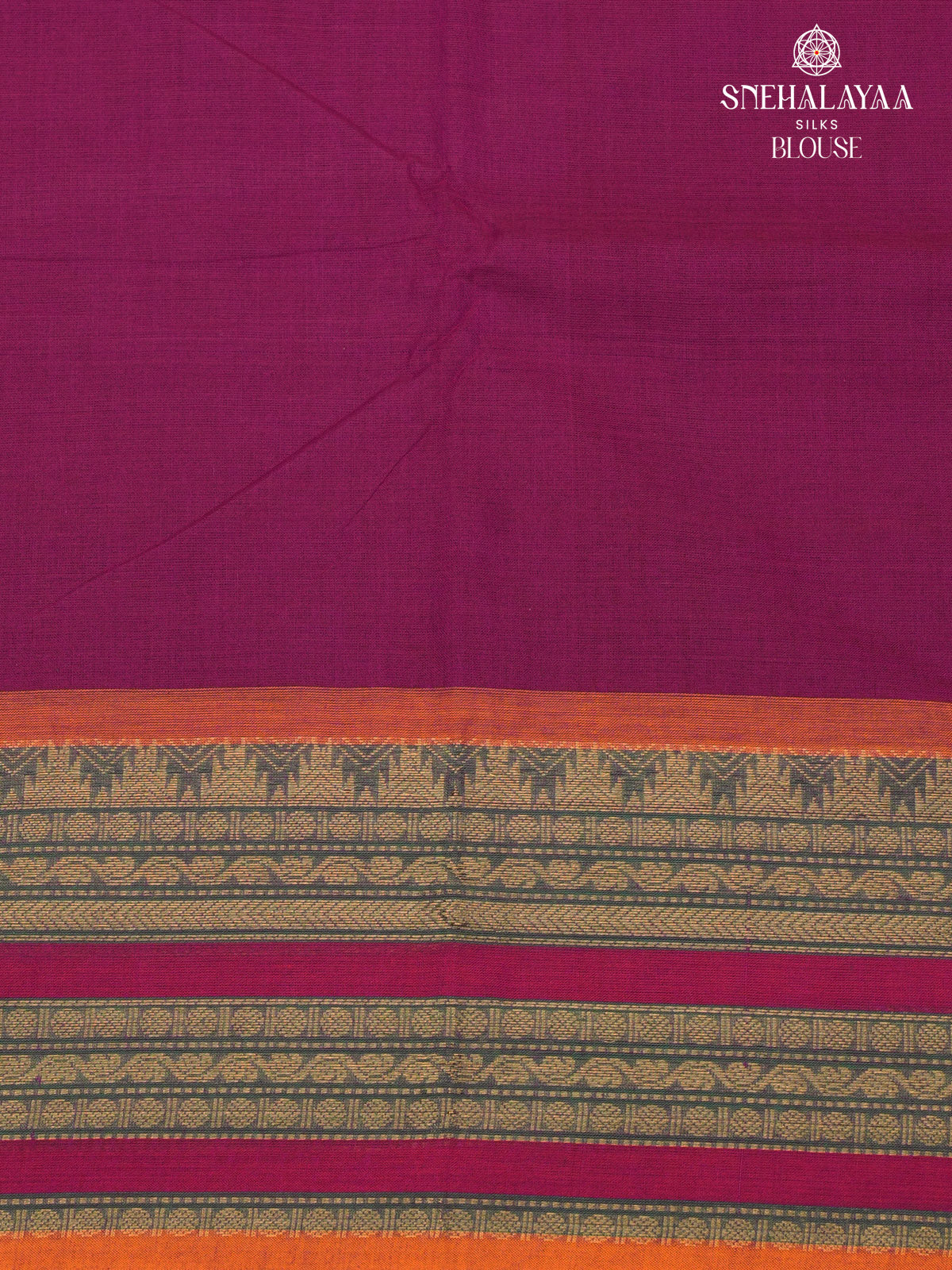 Magenta Chettinad Cotton Saree
