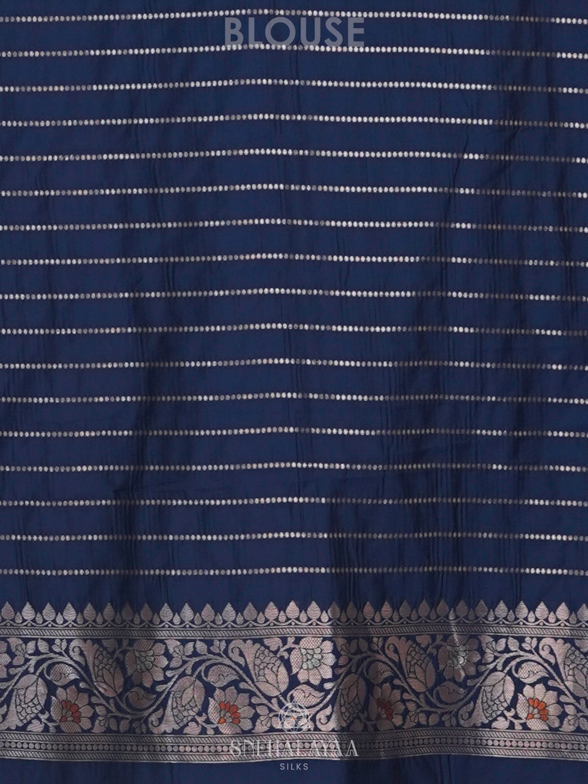Navy Blue Banaras Saree
