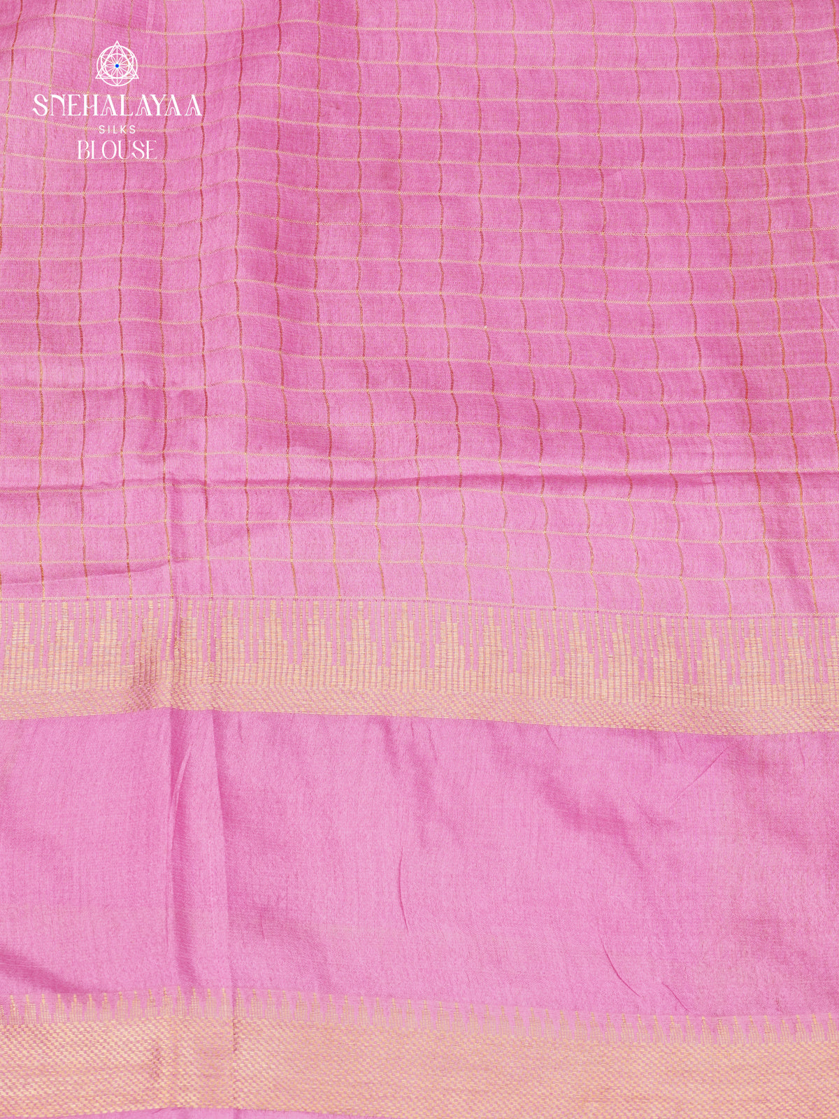 Pink Bamboo Silk Saree
