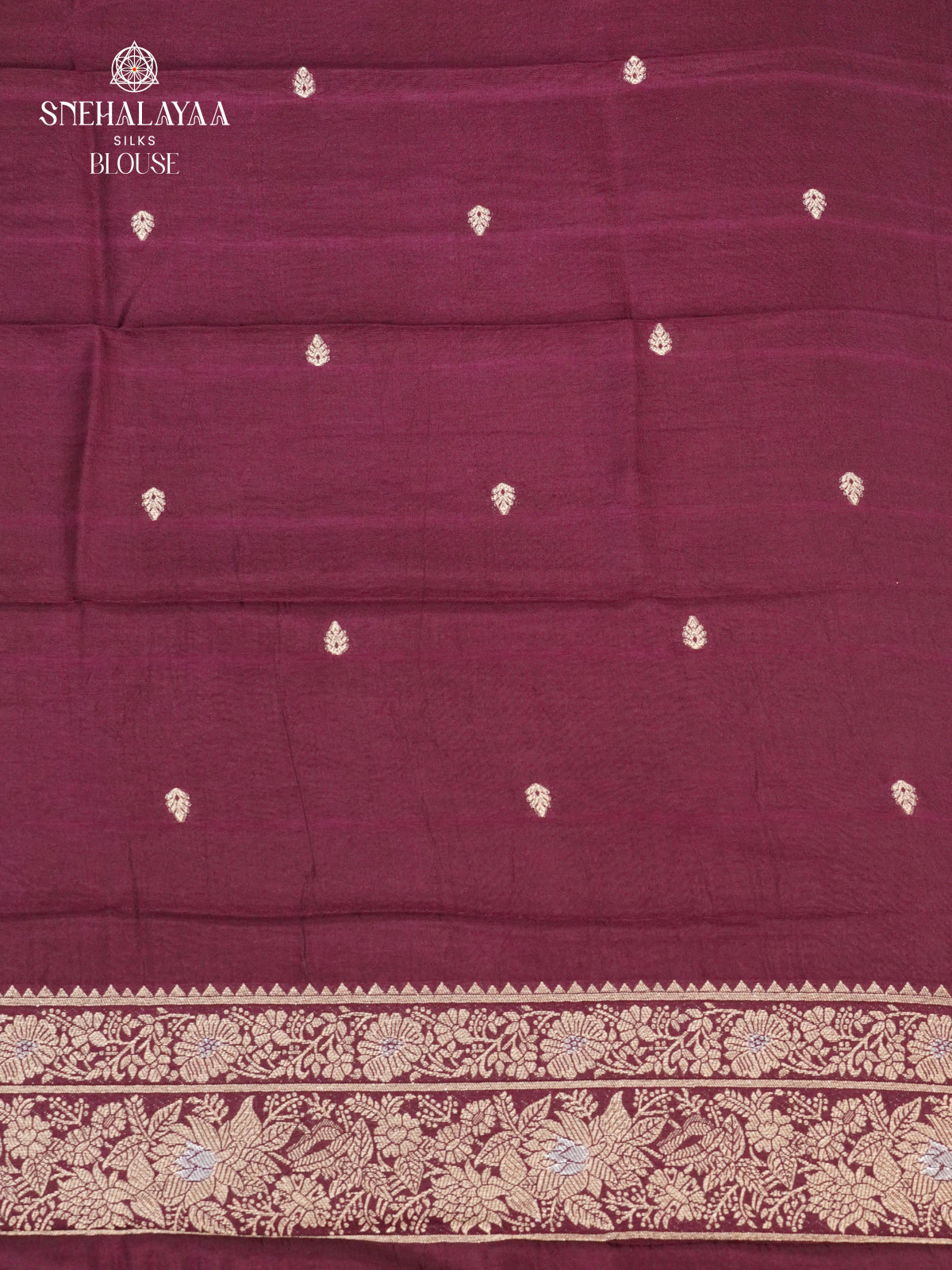 Ice Blue Banaras Dola Silk Saree