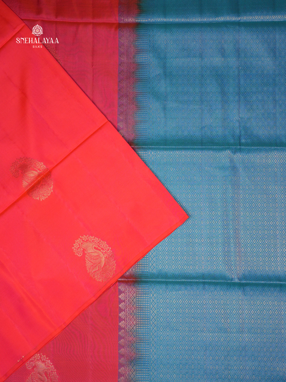 Pink Borderless Kanjivaram Soft Silk Saree