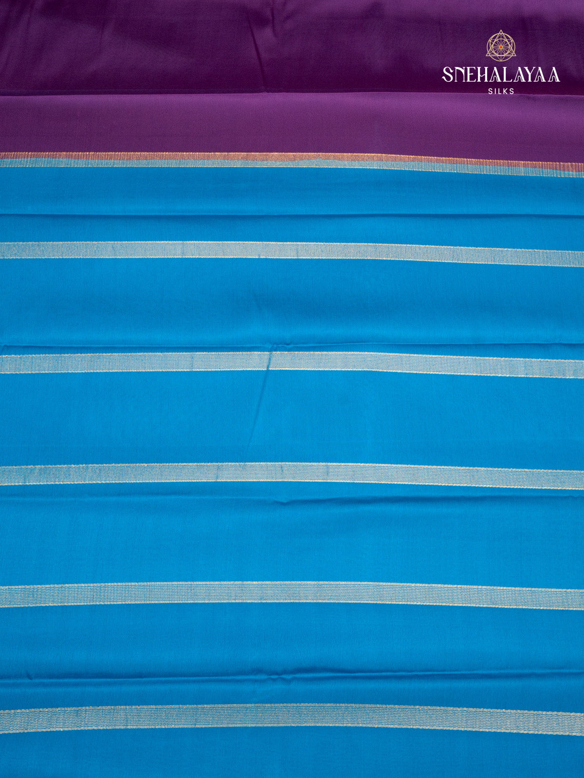 Violet Mysore Silk Saree