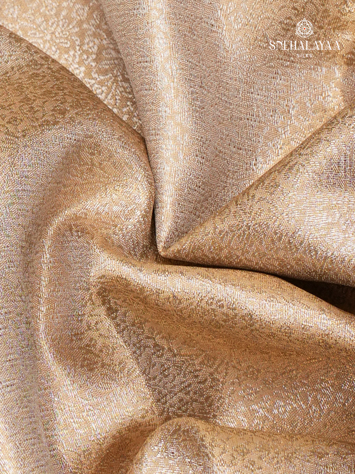 Cream Art Silk Saree