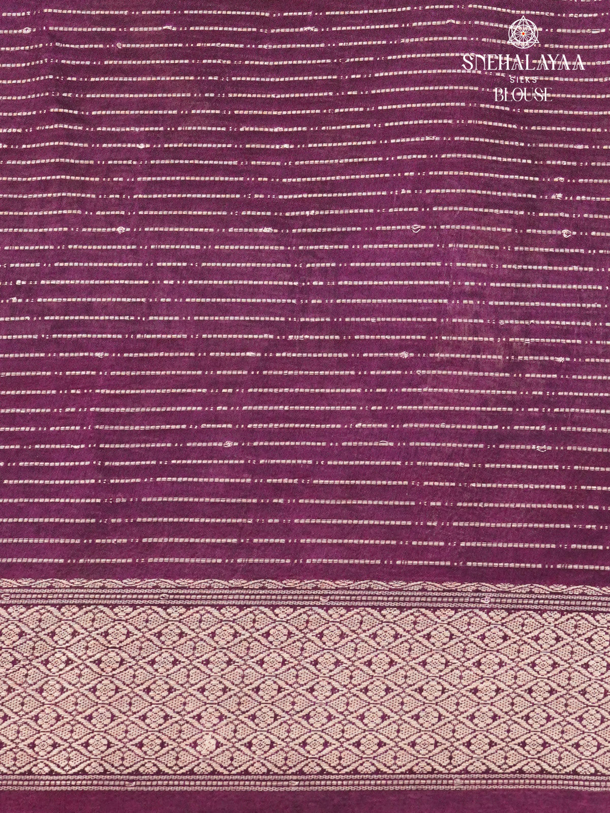 Magenta Chanderi Saree