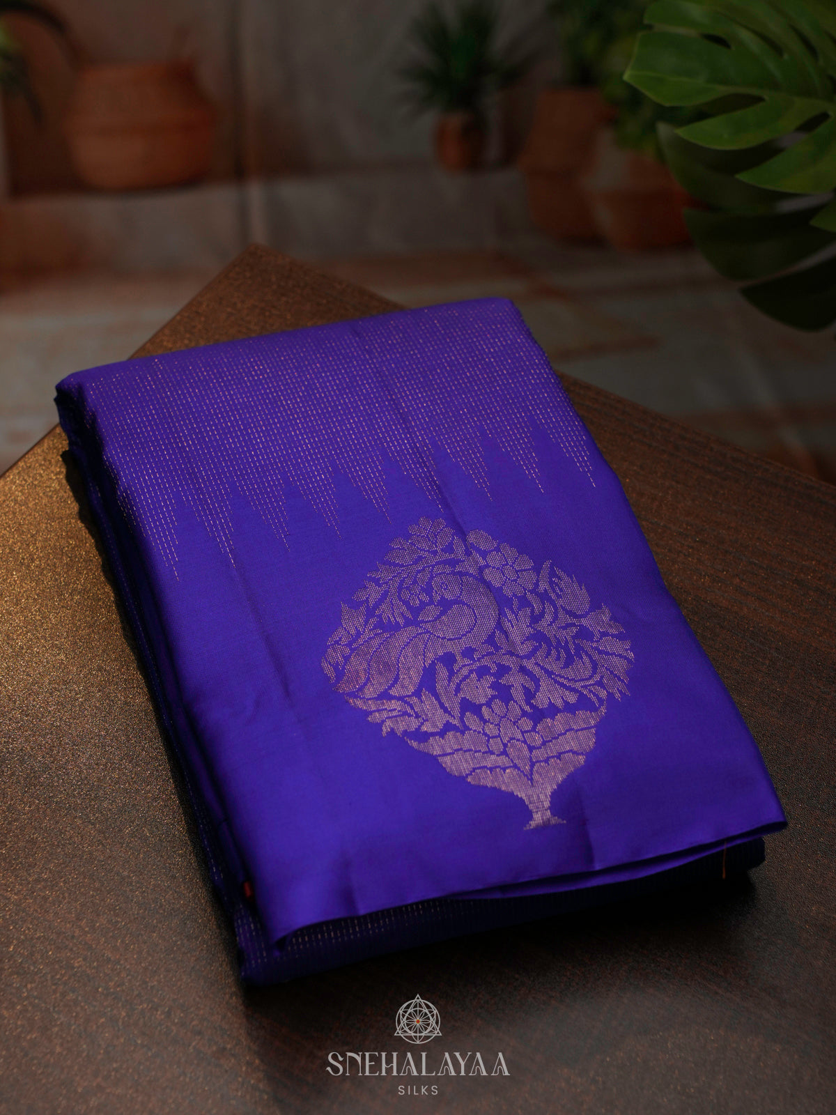 Royal Blue Kanjivaran Silk Saree