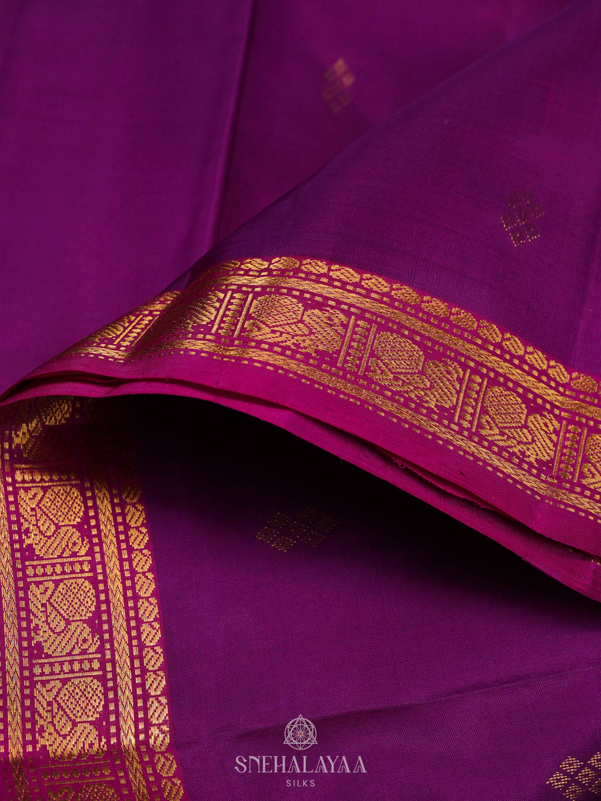 Magenta Kanjivaram Silk Saree