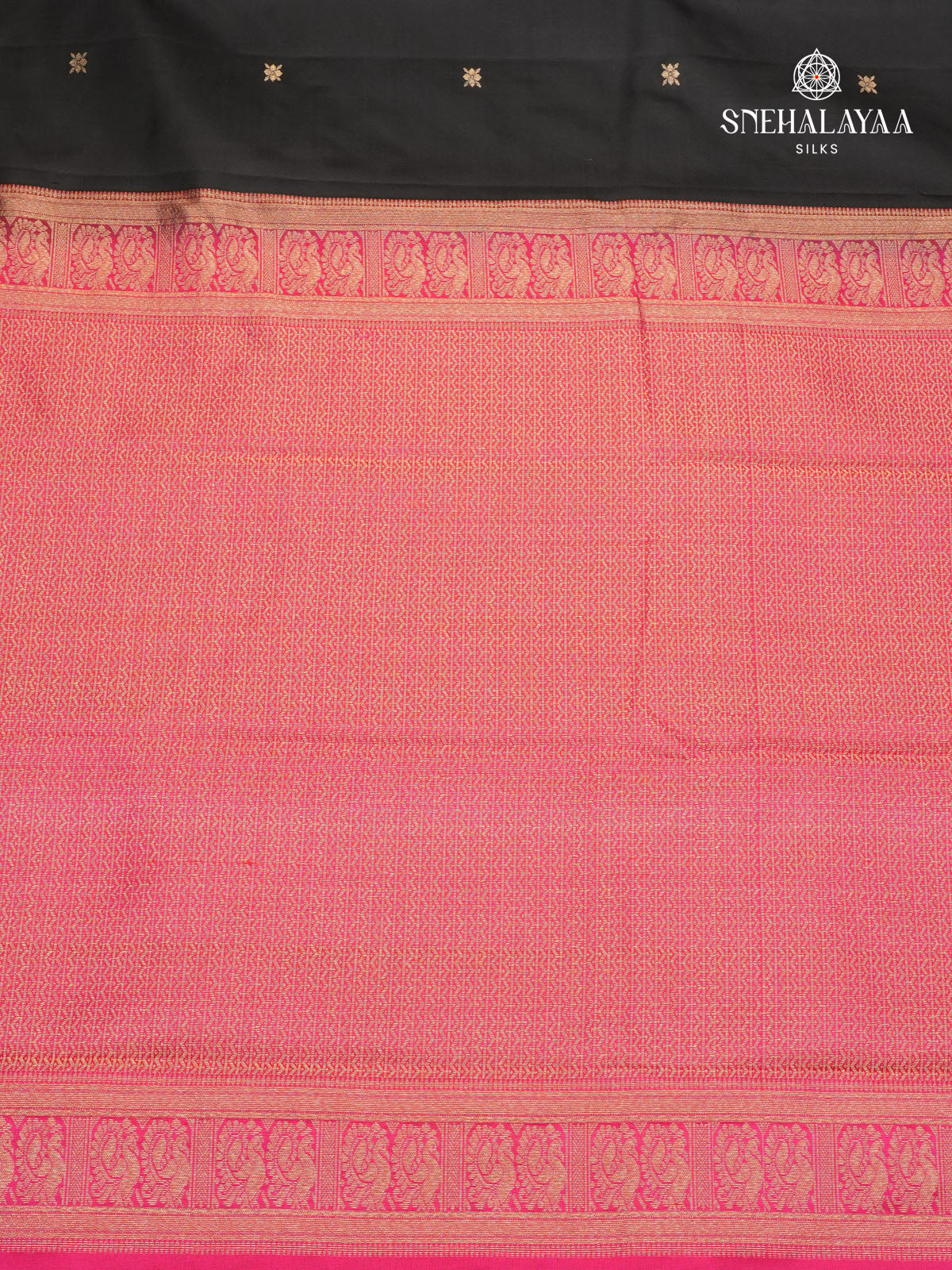 Black Kanjivaram Silk Saree