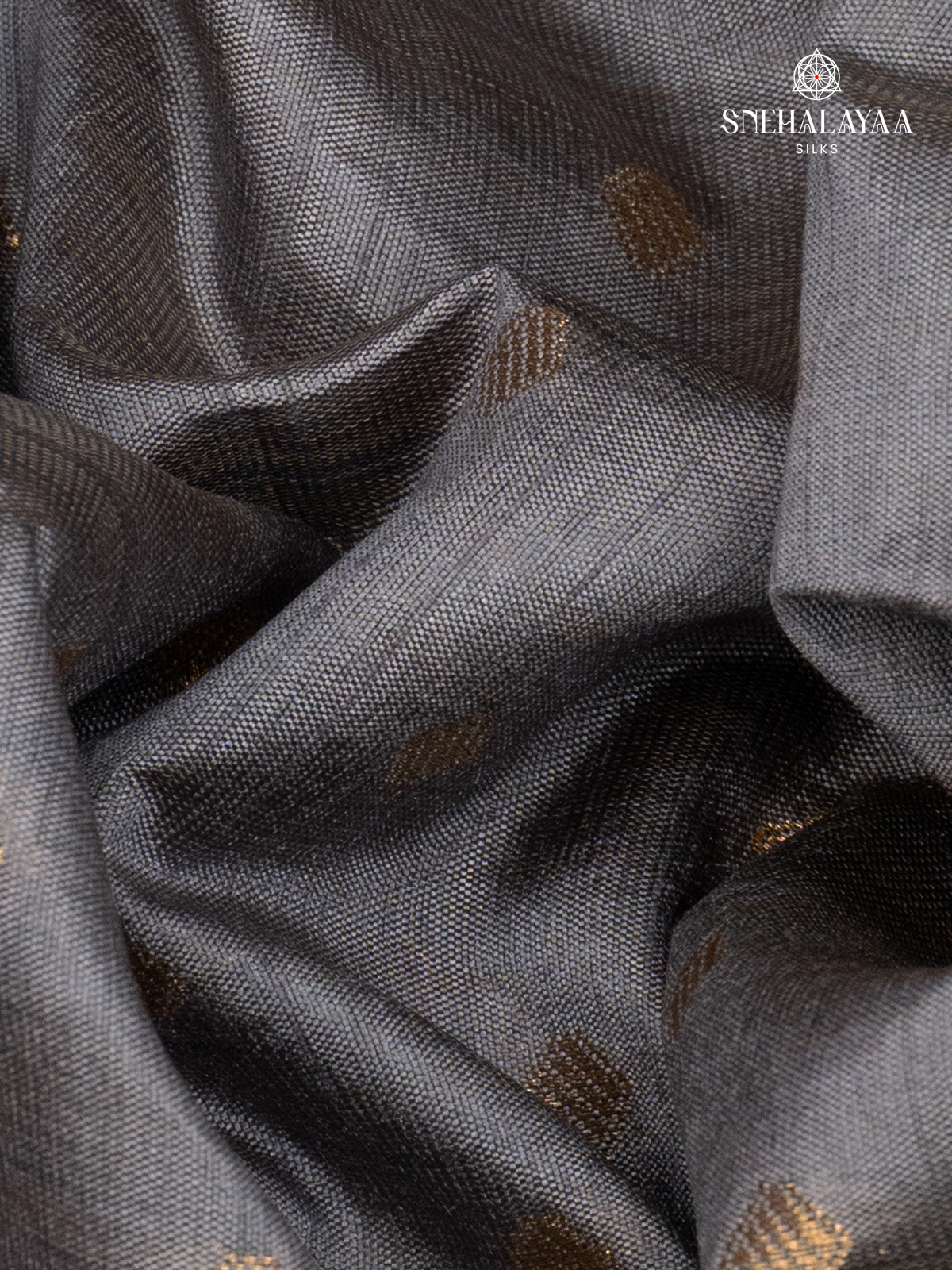 Grey Raw Silk Saree