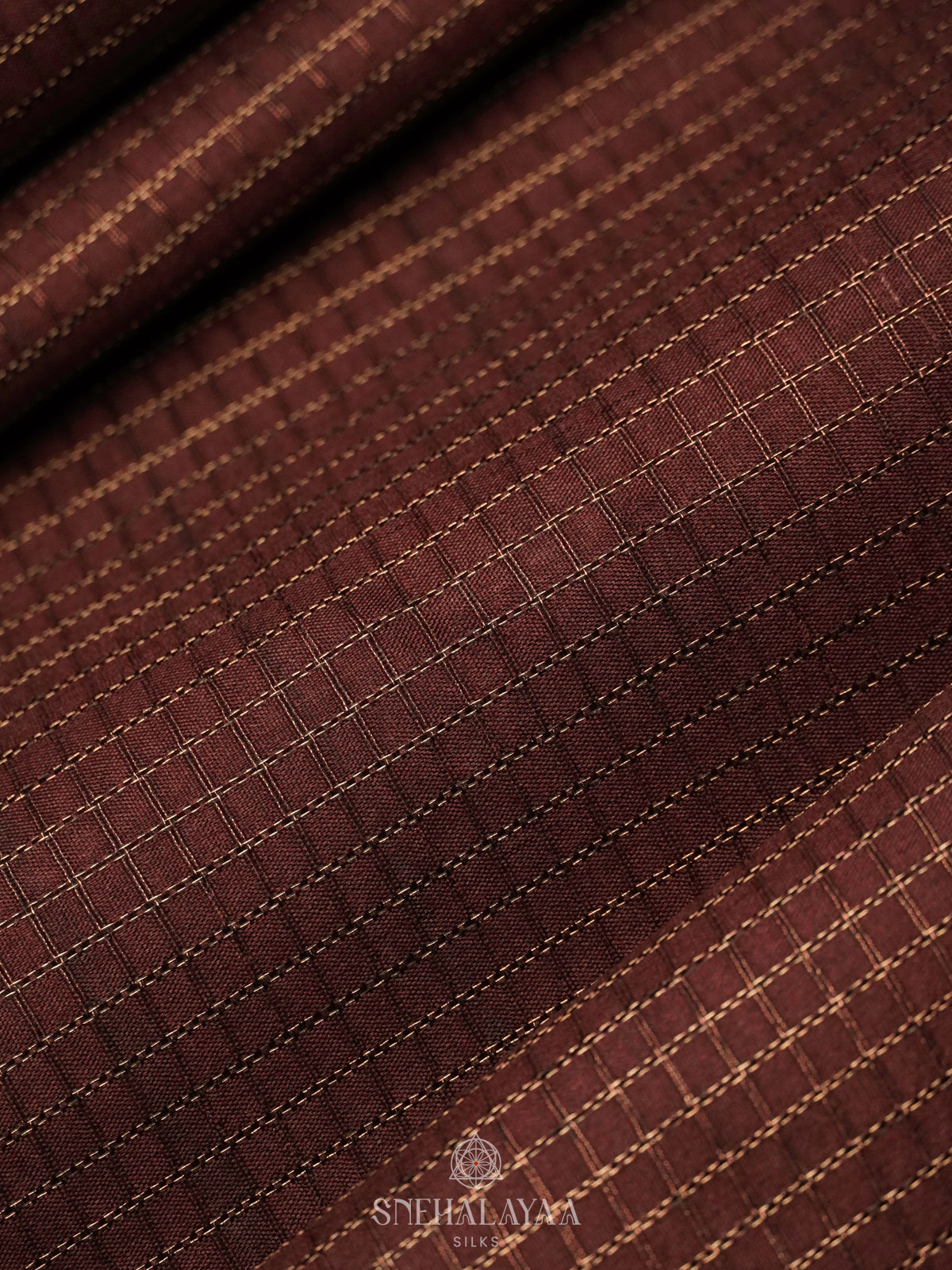 Brown Tussar Saree