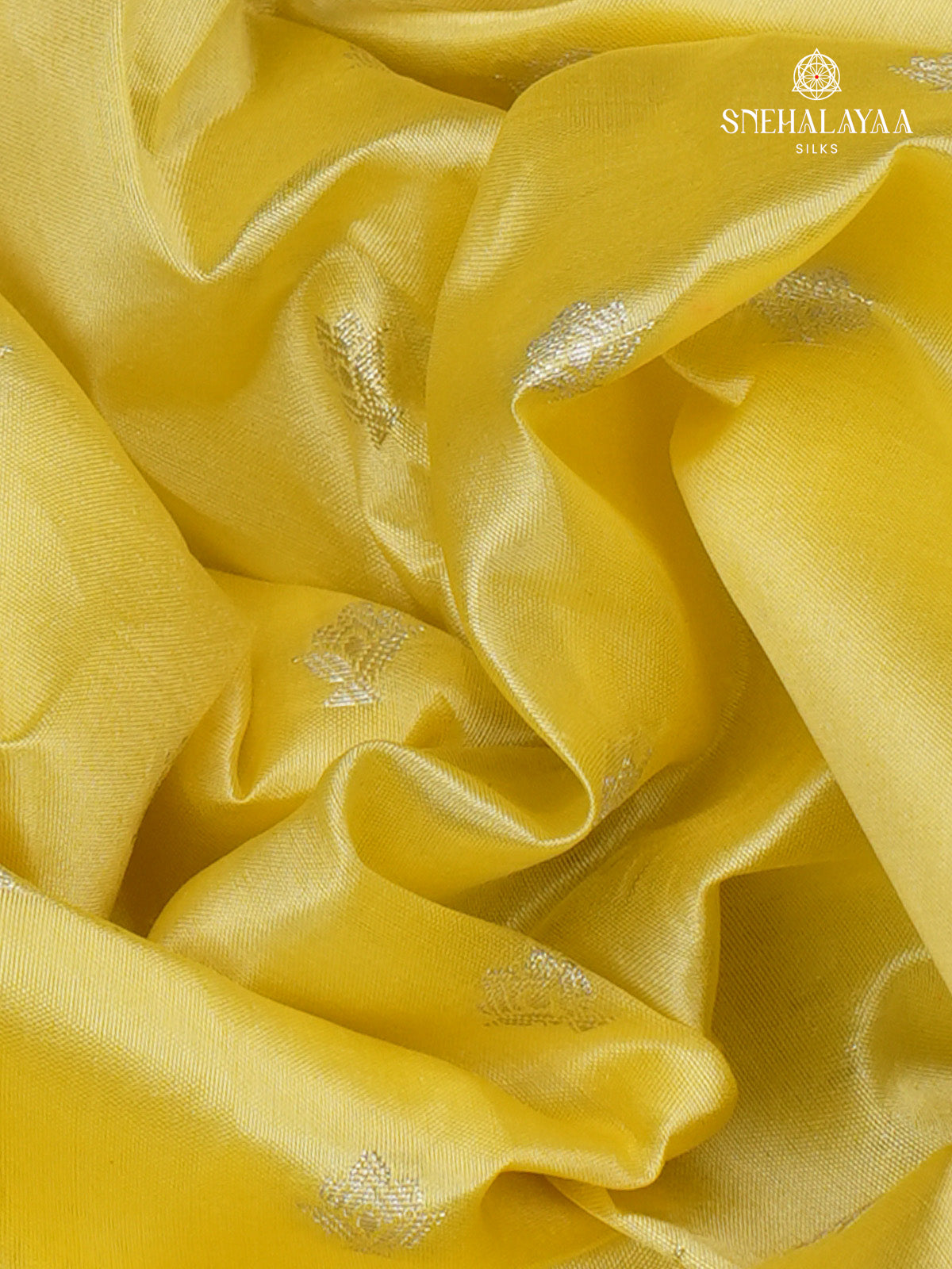 Yellow Banaras Dupion Silk Saree