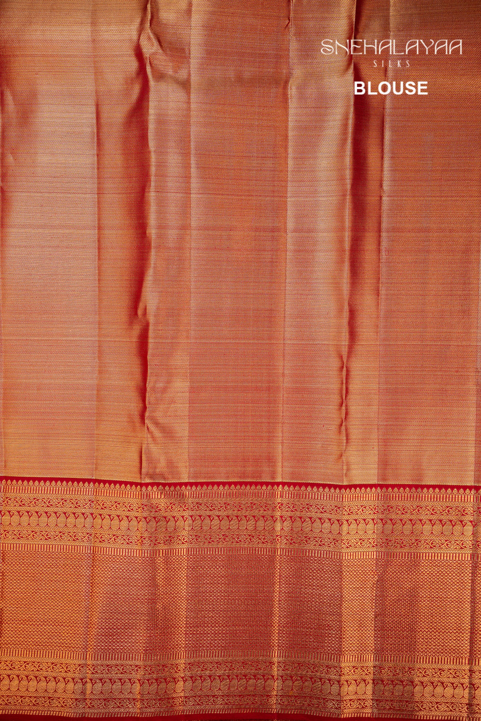 Gold Kancheevaram Tissue Silk Saree