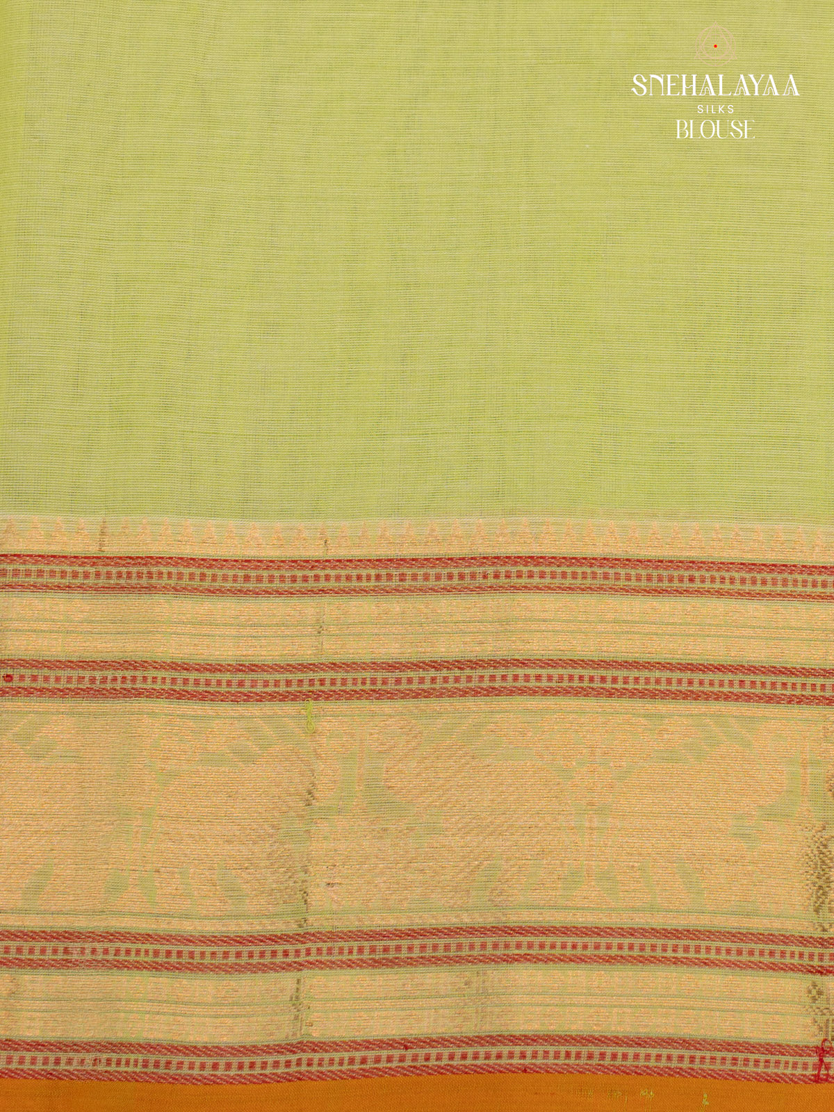 Light Green Kanchi Cotton Saree