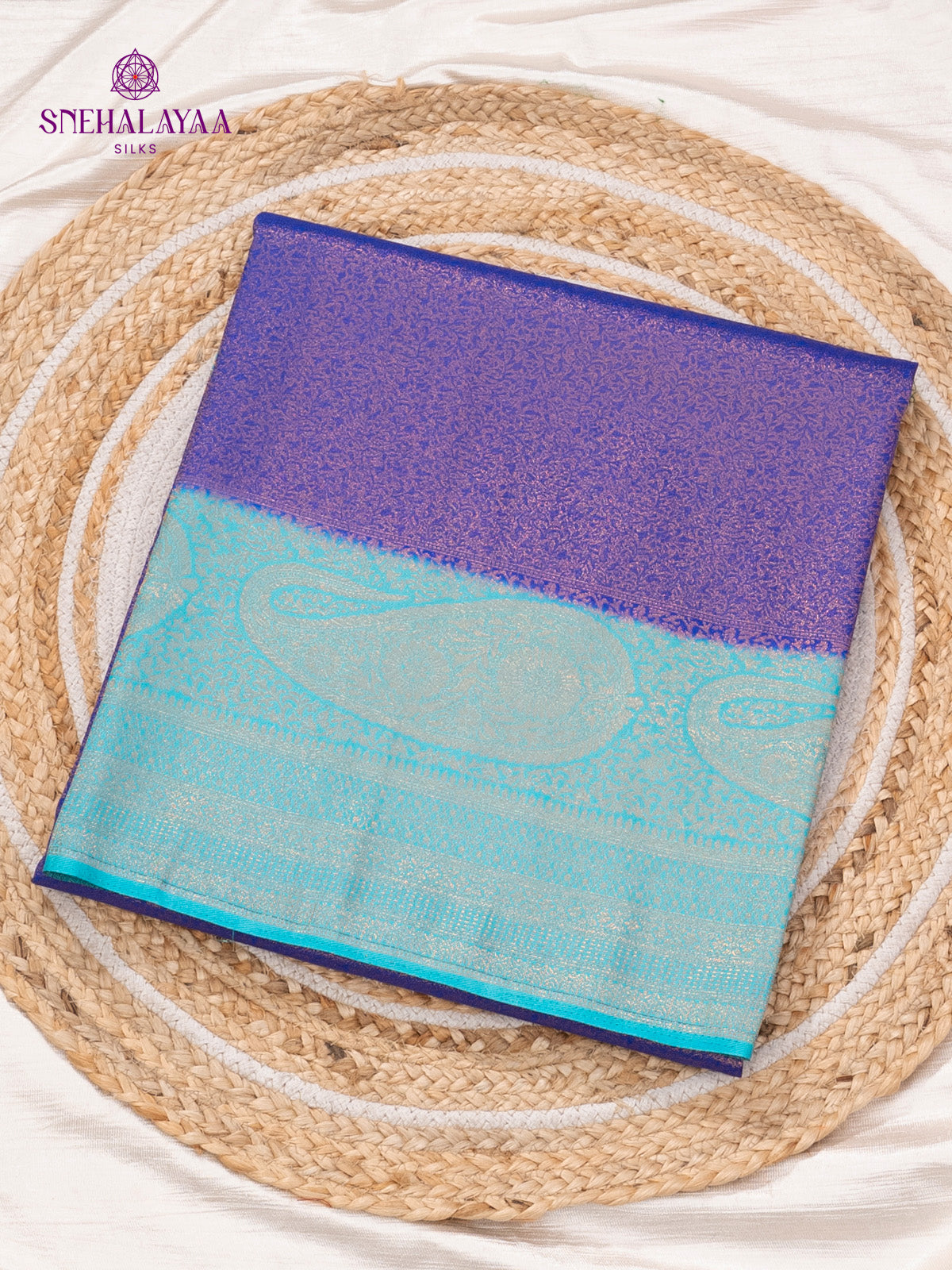 Blue Soft Silk Saree