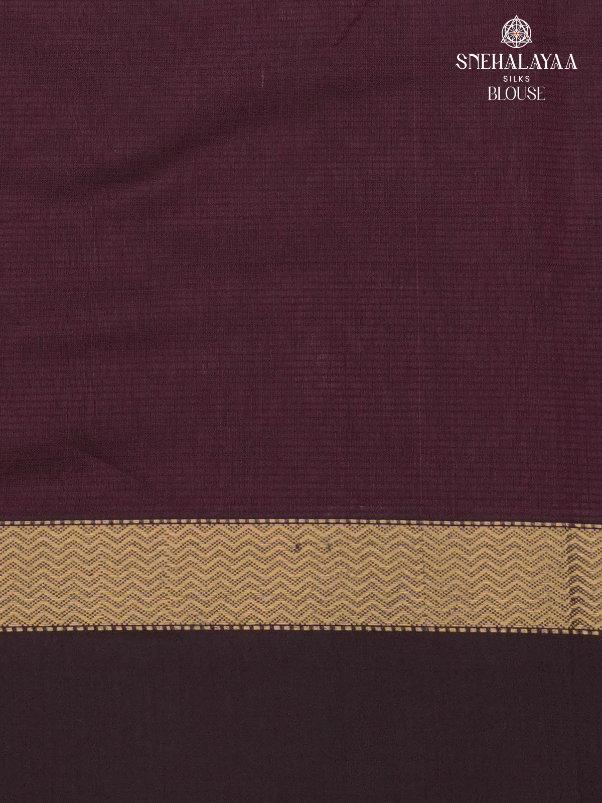 Burgundy Maheshwari Silk Cotton Saree
