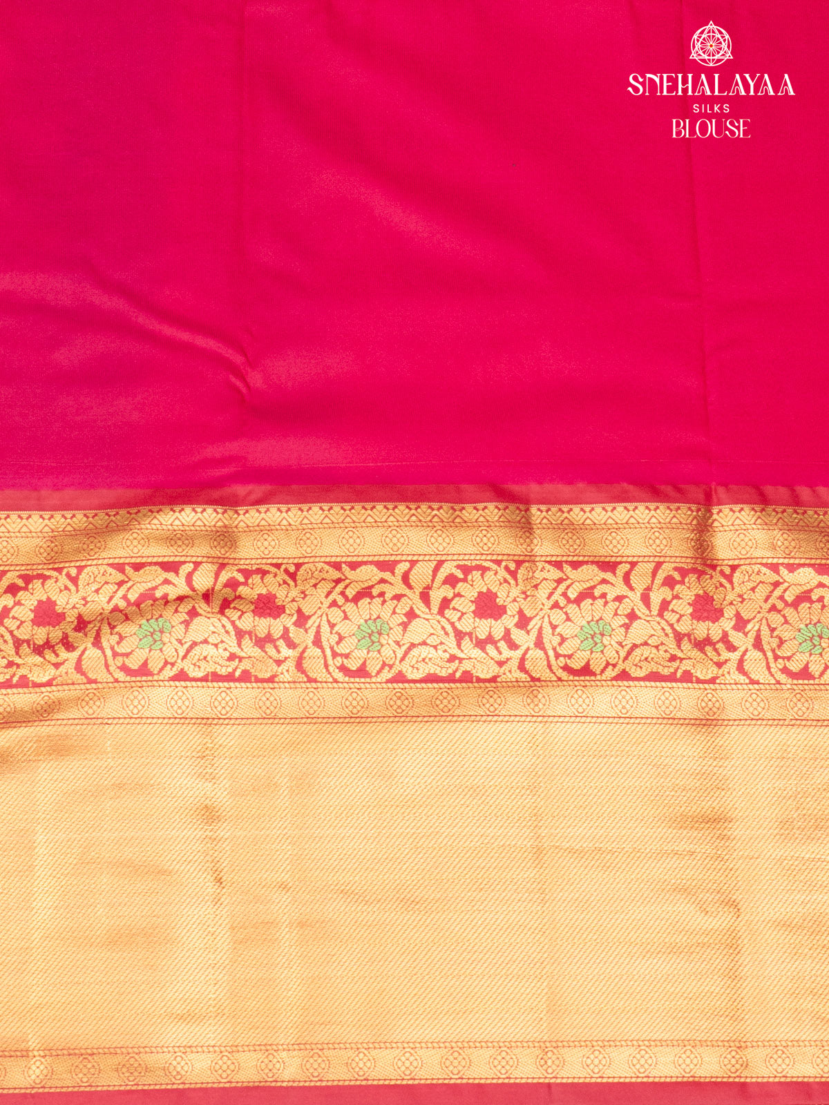 Navy Blue Gadwal Silk Saree