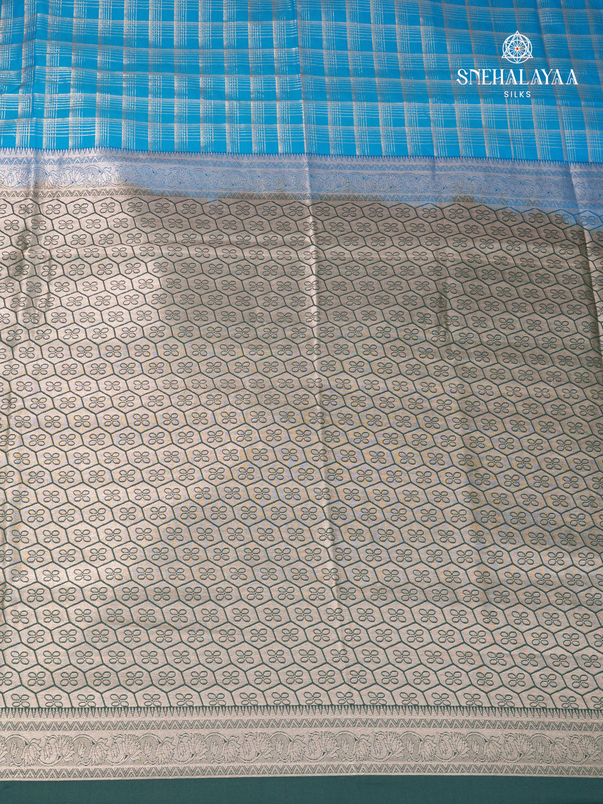 Sky Blue Soft Silk Saree