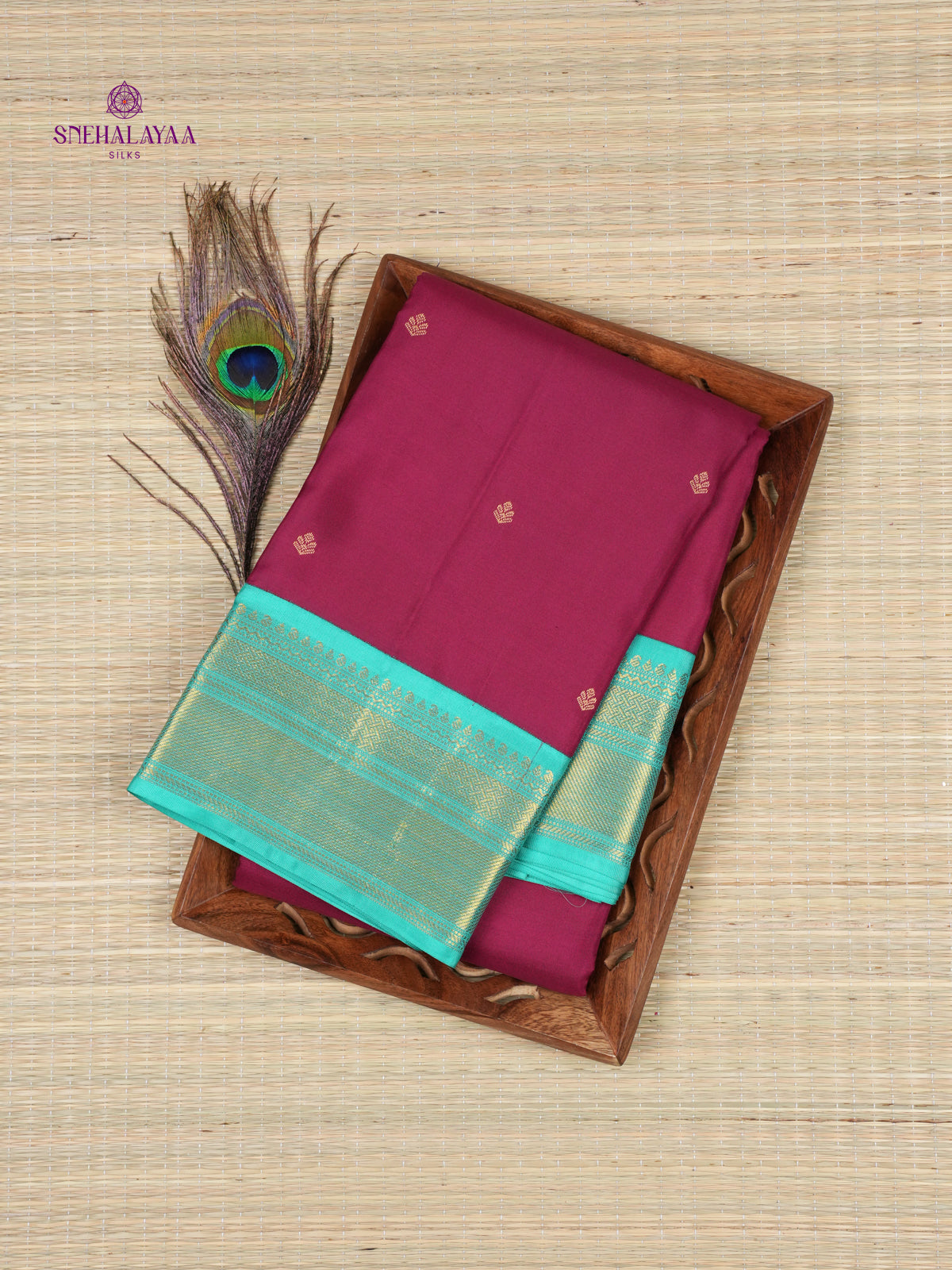 Magenta Kanjivaram Silk Saree