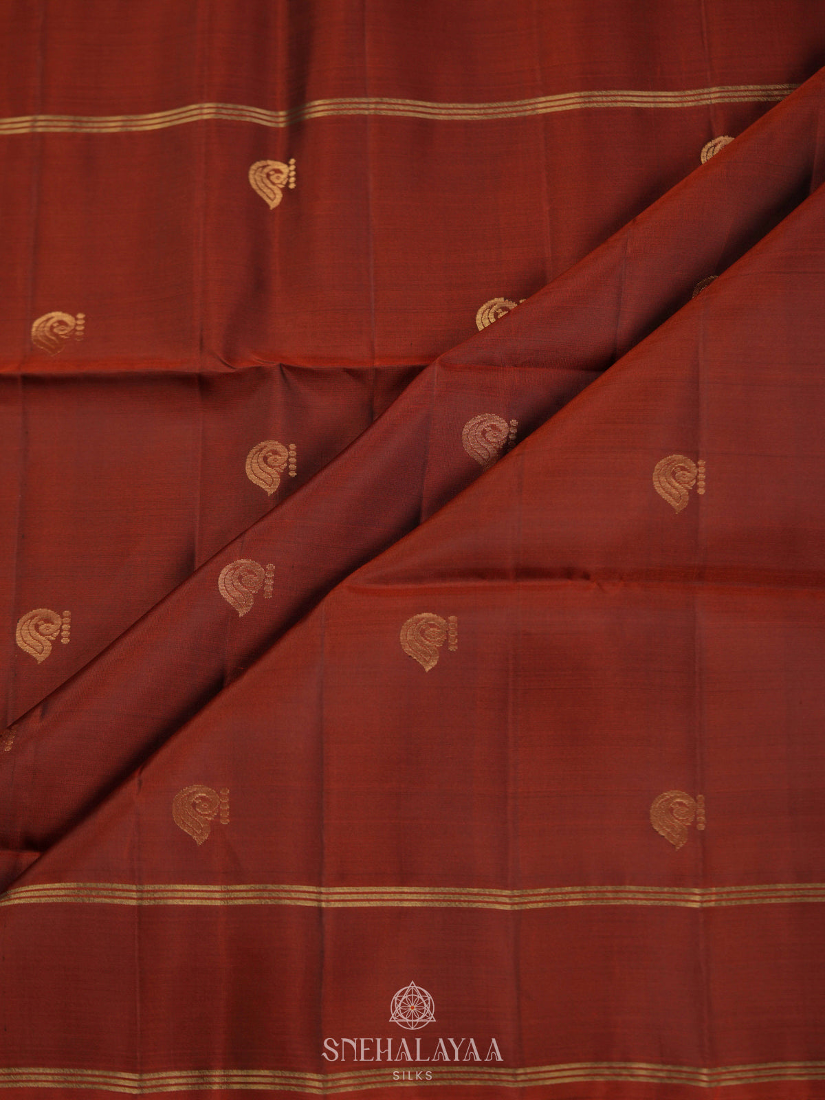 Burgundy Soft Silk Saree
