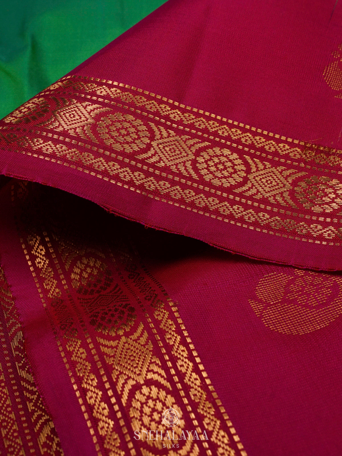Green Kanjivaram Silk Saree
