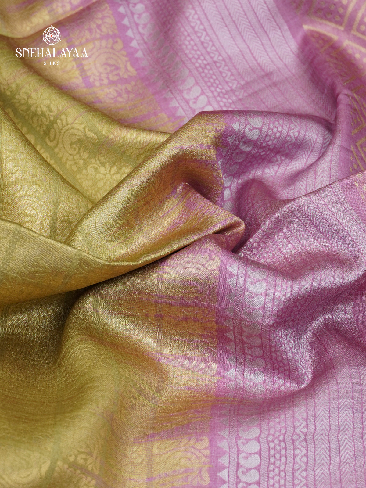 Lime Green Jute Saree