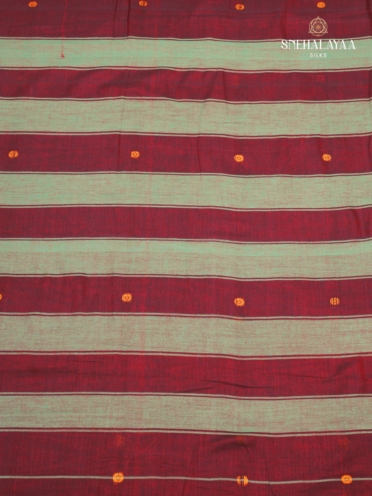 Maroon Narayanpet Cotton Saree