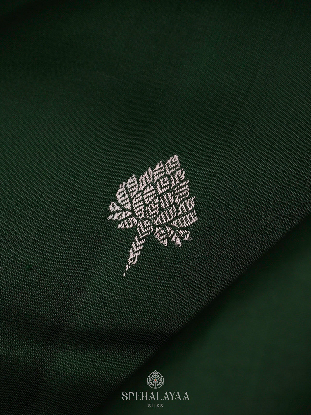 Forest Green Kanjivaram Silk Saree