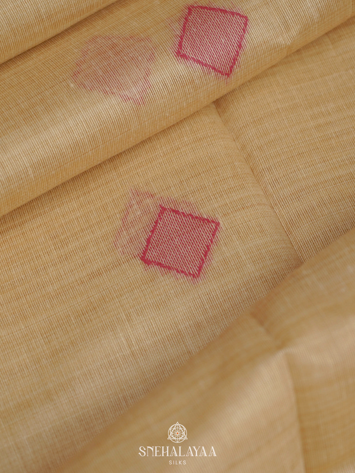 Cream Munga Cotton Saree