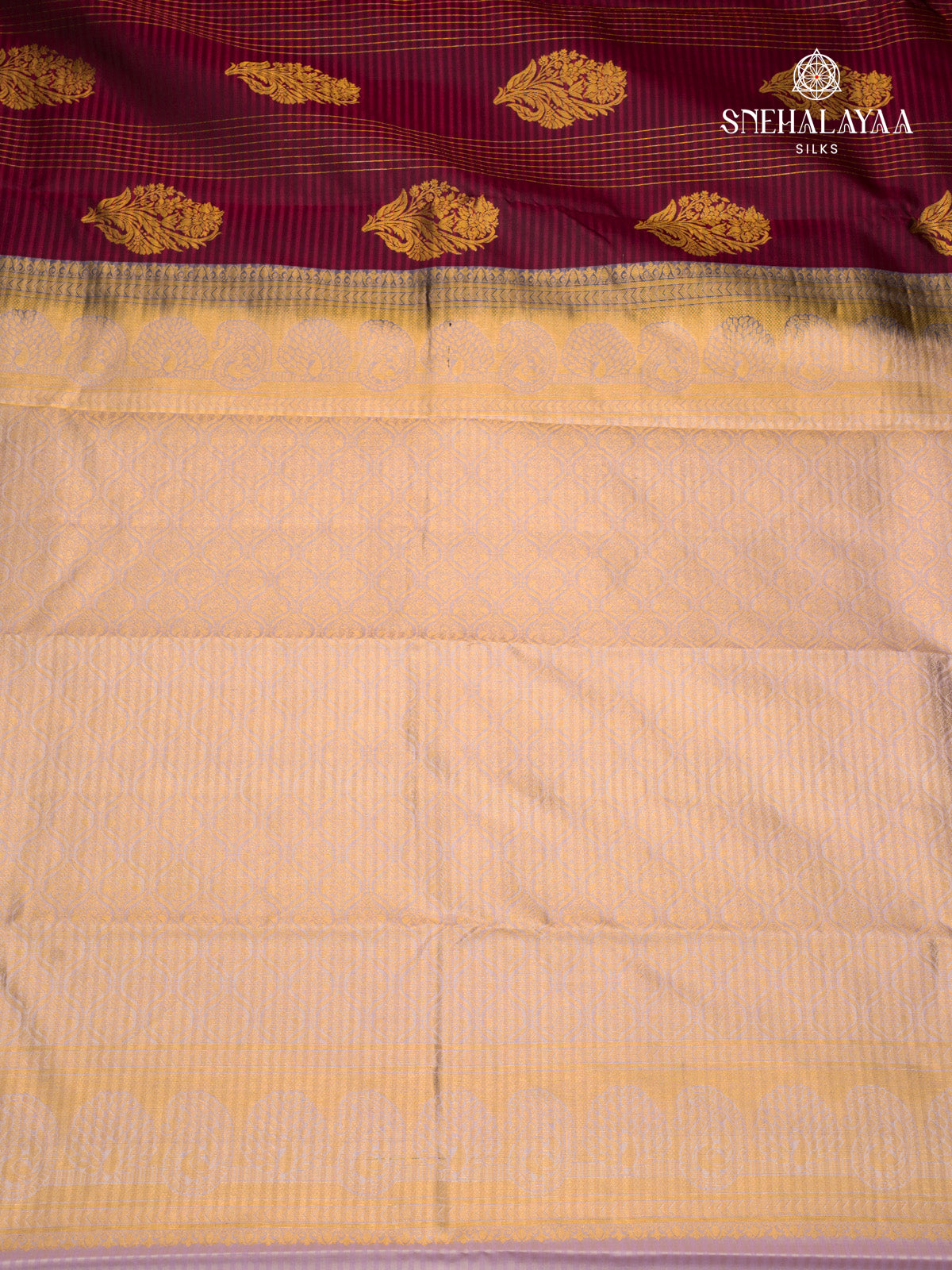 Maroon Kanjivaram Silk Saree