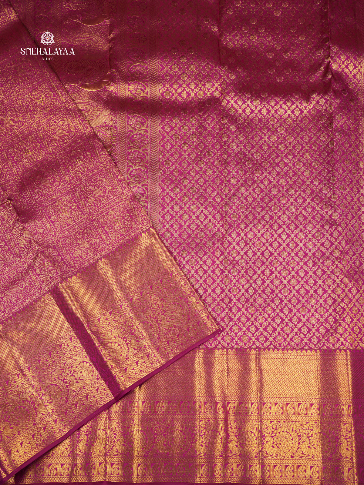 Pink Kanjivaram Silk Saree