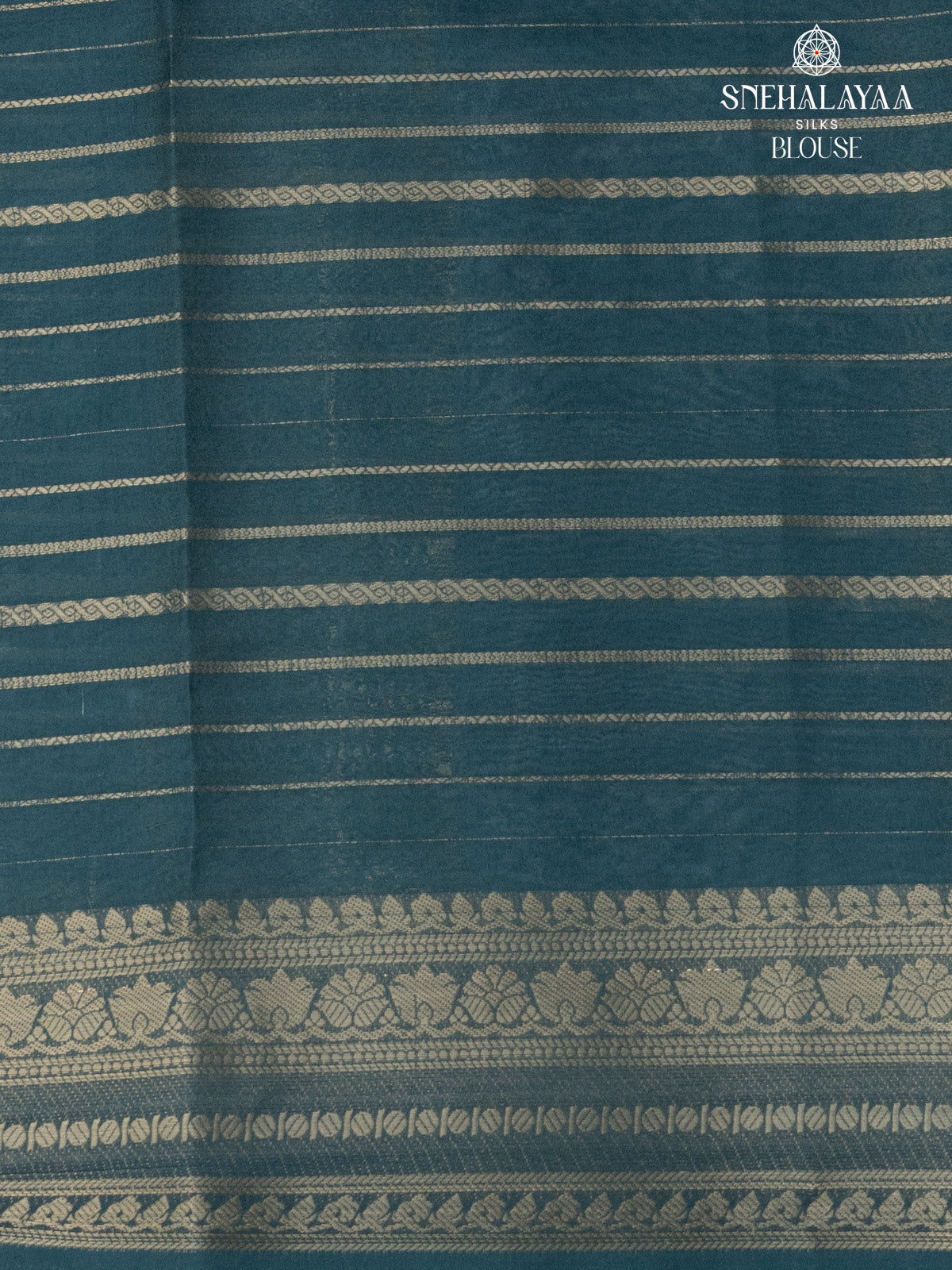 Beige Printed Mysore Silk Saree