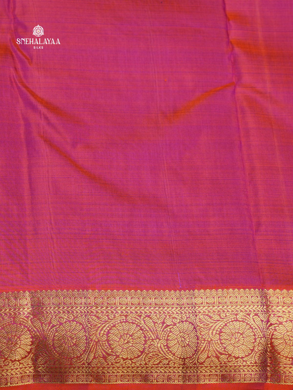 Violet Kancheevaram Silk Saree