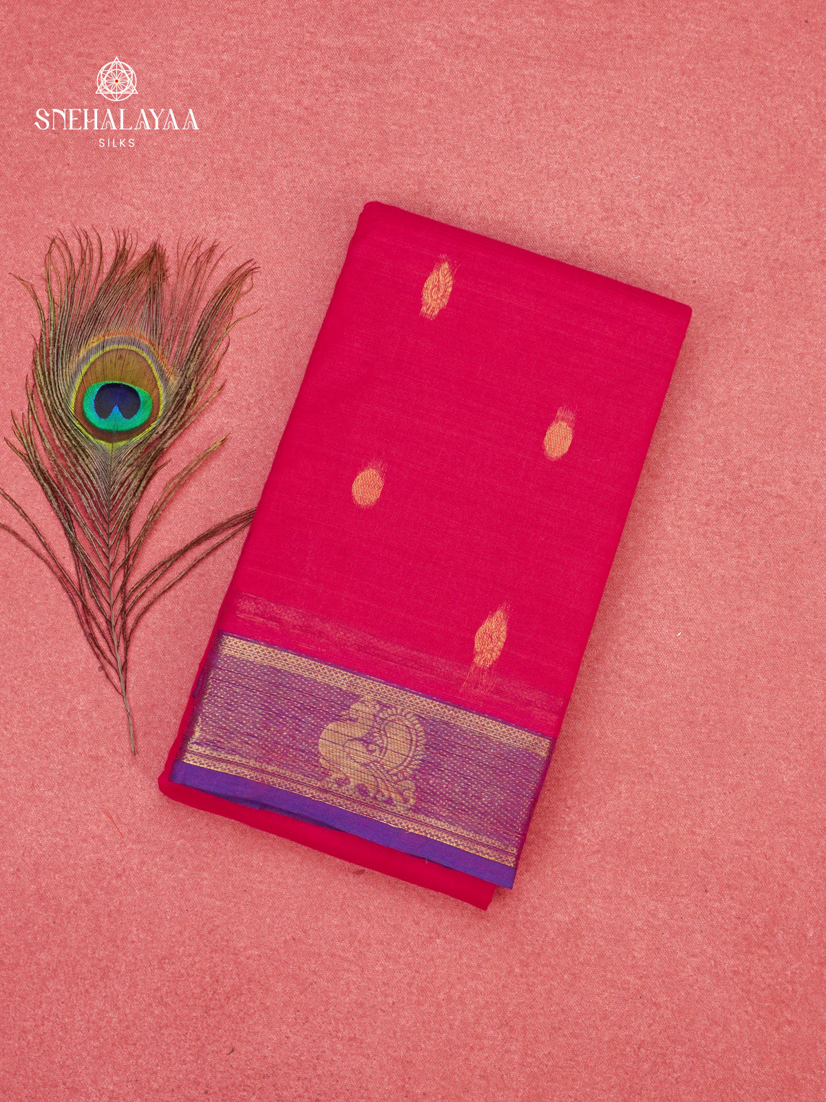 Rani Pink Chettinad Cotton Saree