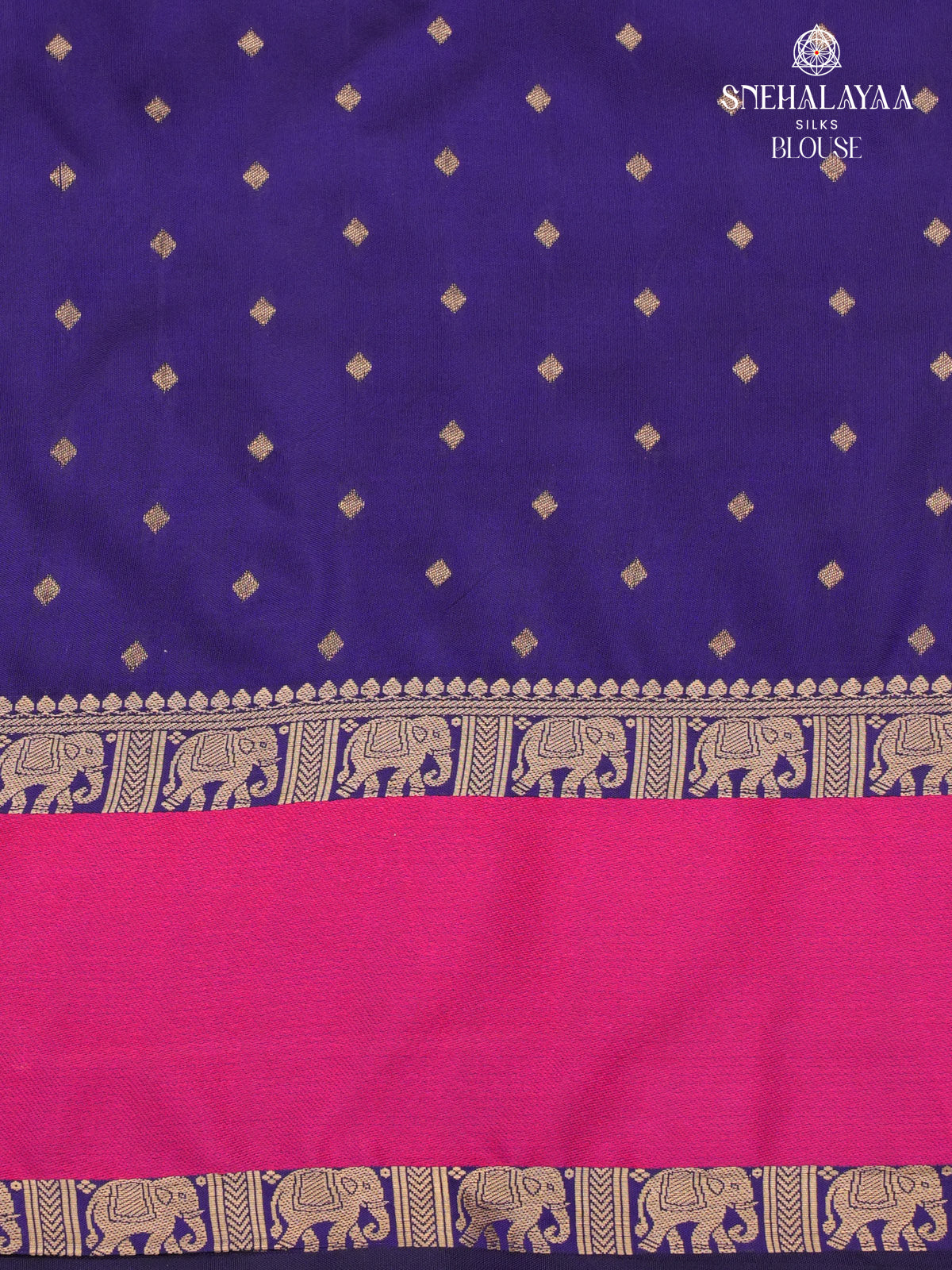 Blue Banaras Paithani Saree