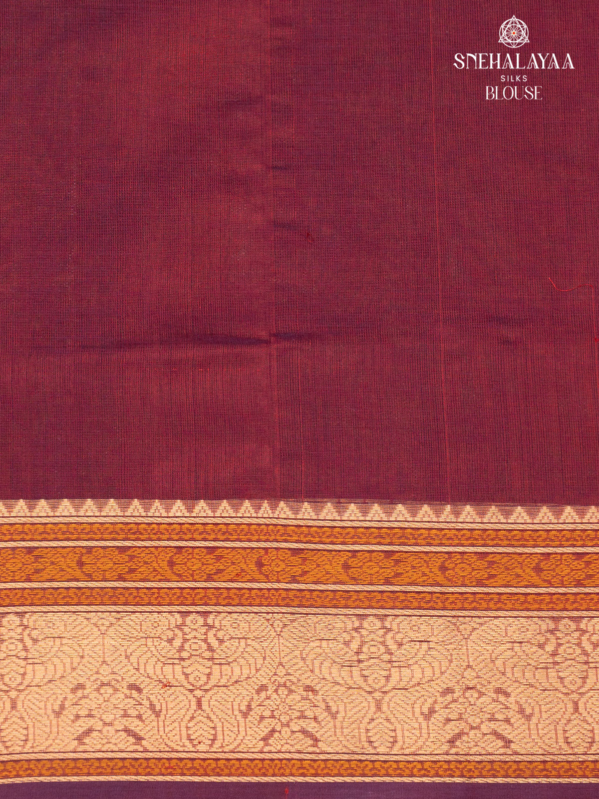 Maroon Kanchi Silk Cotton Saree