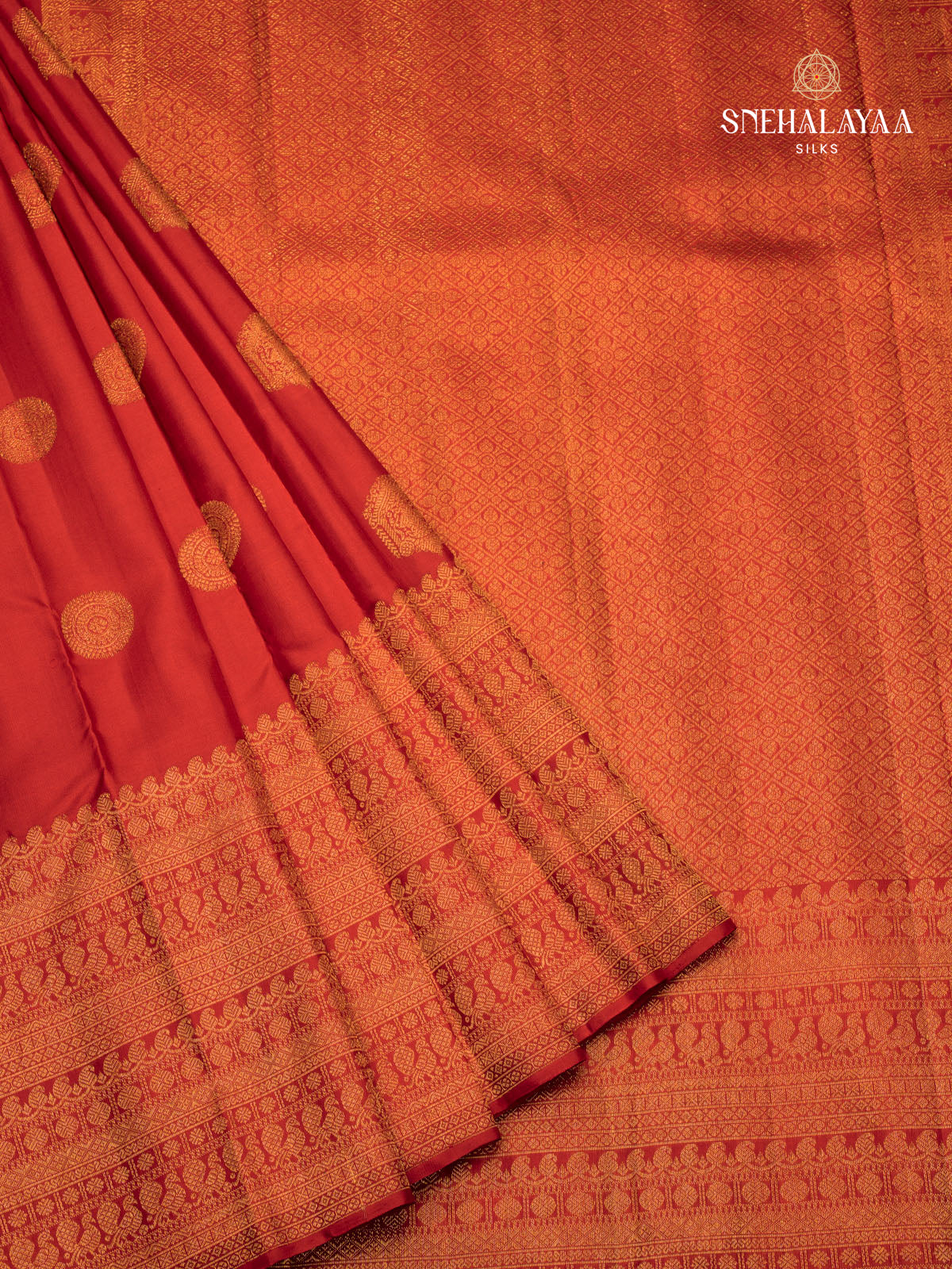 Red Kanjivaram Silk Saree