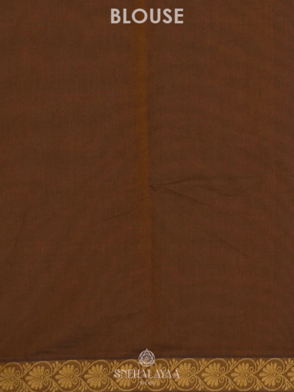 Brown Handloom Cotton Saree