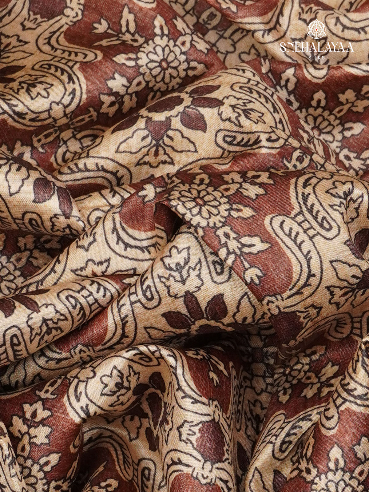 Brown Tussar Saree