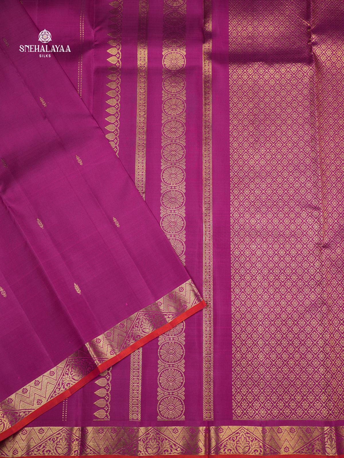 Purple Kanjivaram Silk Saree