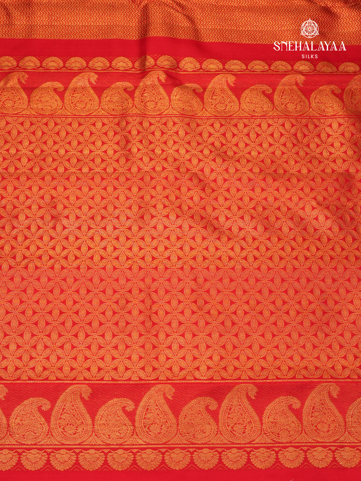 Red Kanjivaram Tissue Silk Saree