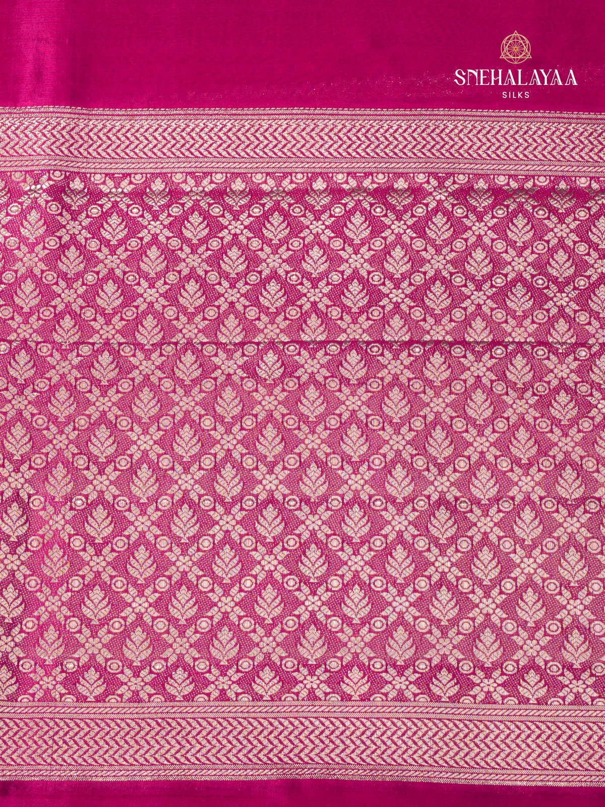 Pink Banaras Dupion Saree