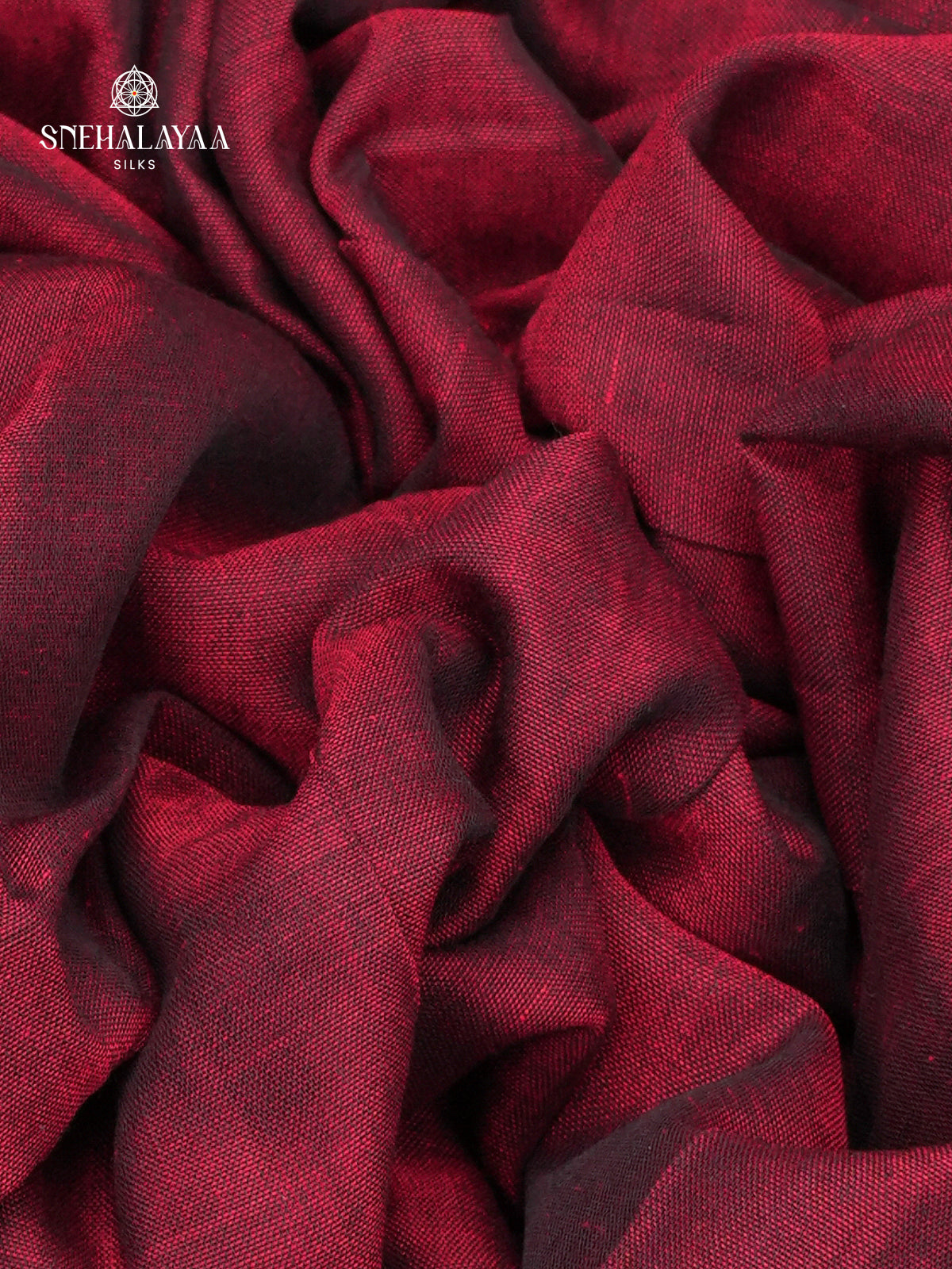 Maroon Narayanpet Cotton Saree