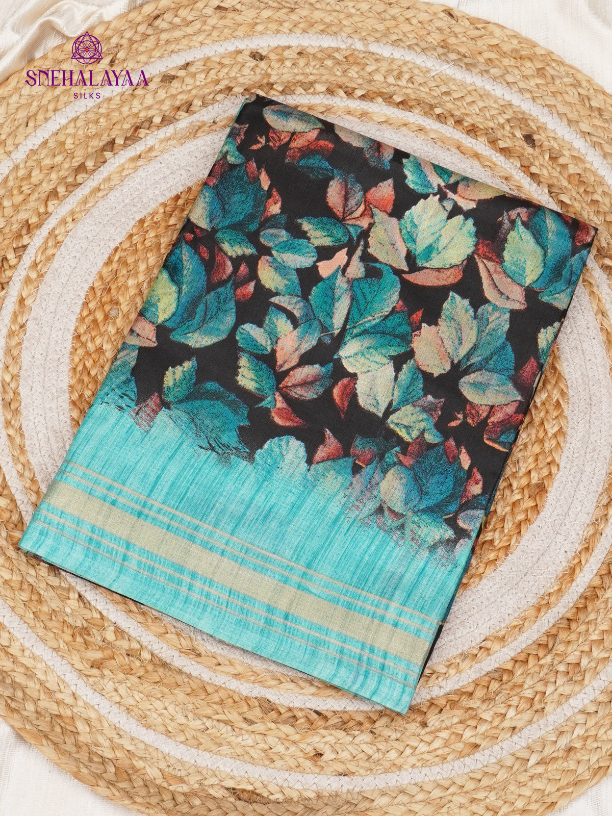 Multicolour Dola Silk Saree